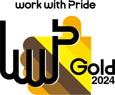 Work With Pride Gold 2023のロゴ
